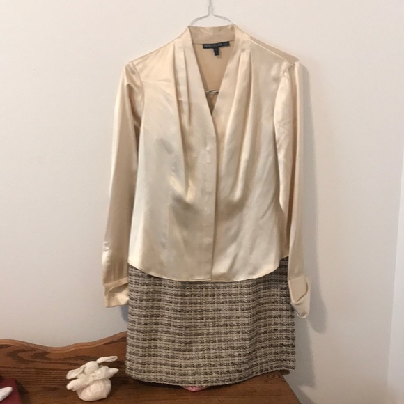 Suit by Seymour /Lafayette 148 blouse/size 6 - Picture 3 of 3